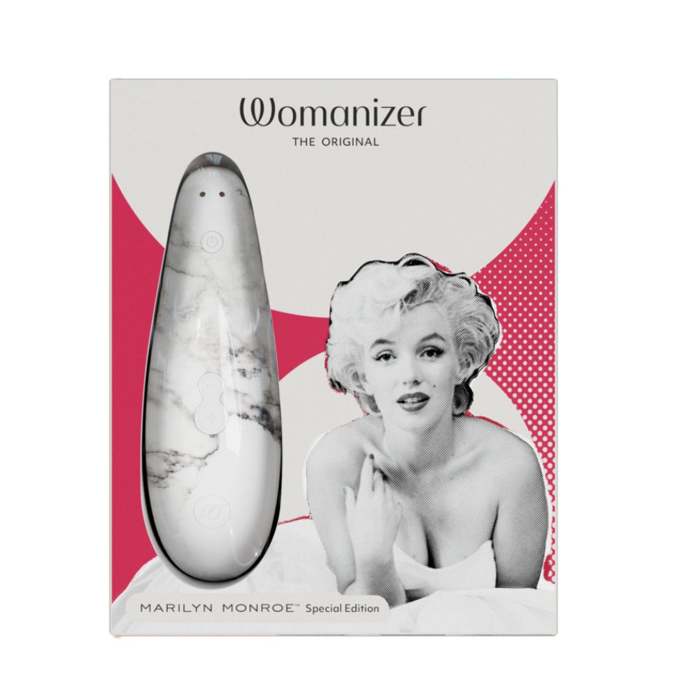 Клиторальный стимулятор Womanizer Marilyn Monroe™ Special Edition, красный WZ222SG3 - Womanizer - Вакуумно-волновые стимуляторы клитора - Купить