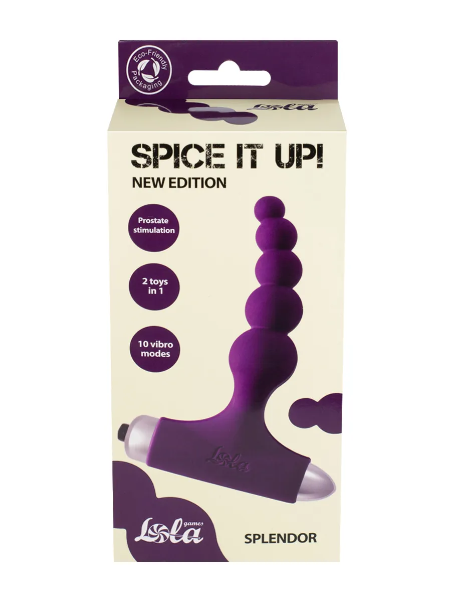 анальная пробка с вибрацией spice it up new edition splendor ultraviolet 8017-04lola в СПб