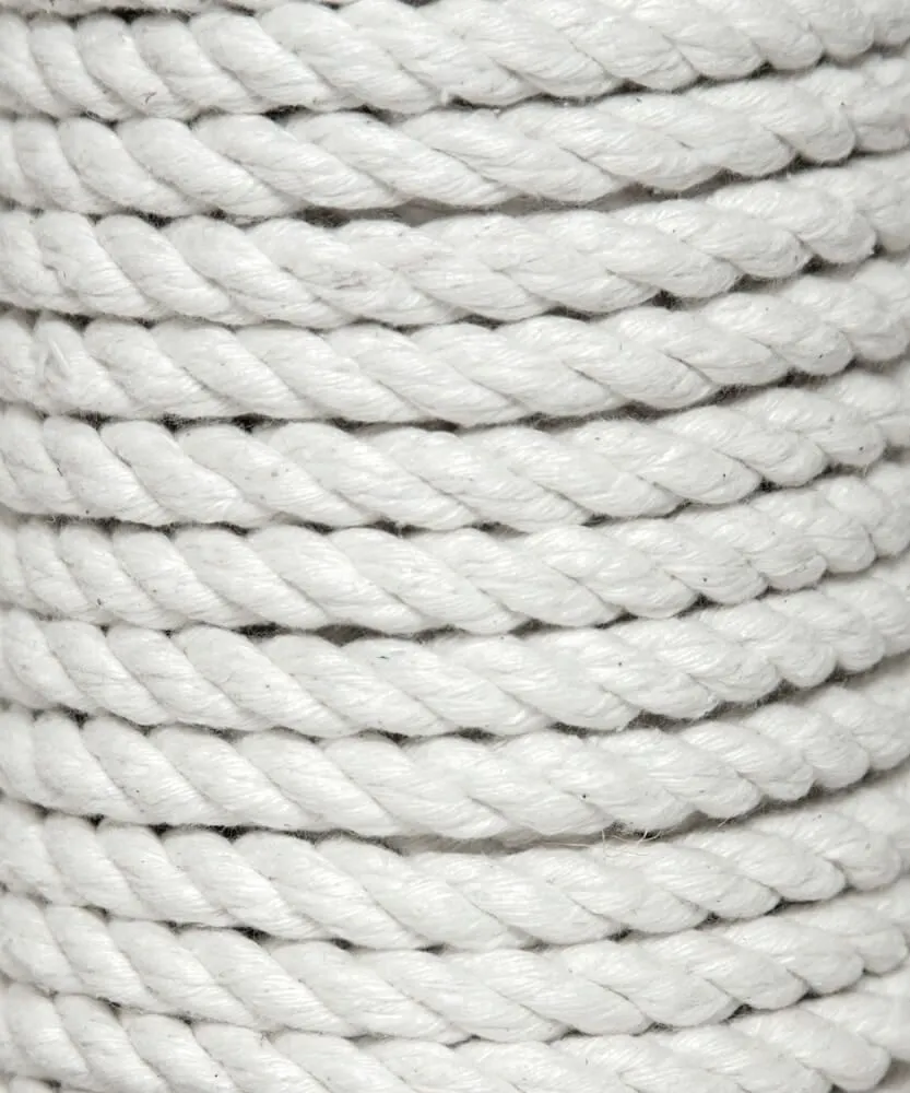 хлопковая веревка для шибари pinkrabbit белая, 10 м в СПб