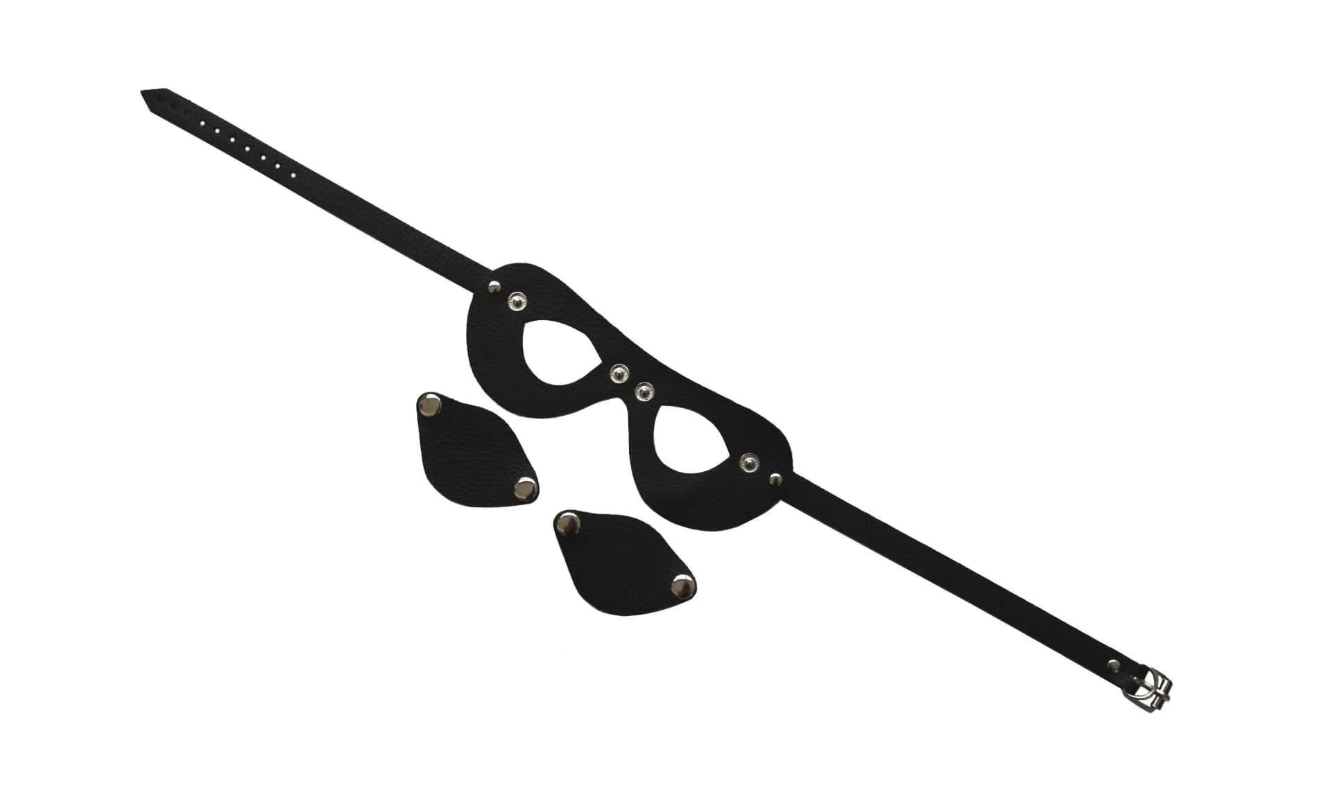 очки-шоры pinkrabbit кожаные, черные в СПб