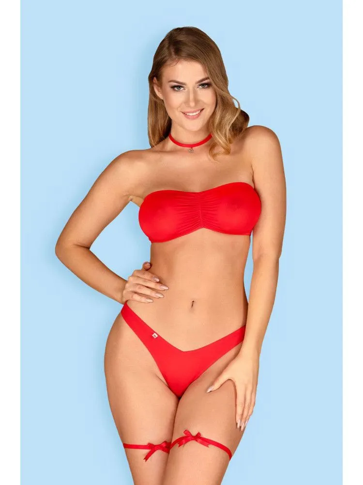 Эротическое кокетливый комплект нижнего белья kissmas в СПб