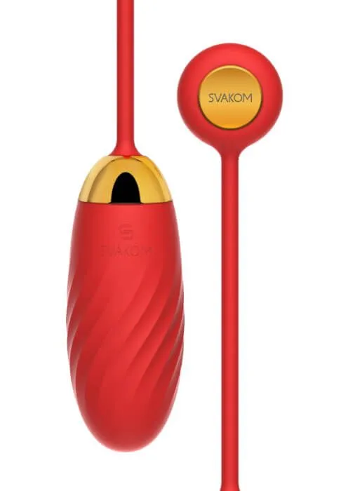 виброяйцо на дистанционном управлении svakom ella neo, красное в СПб