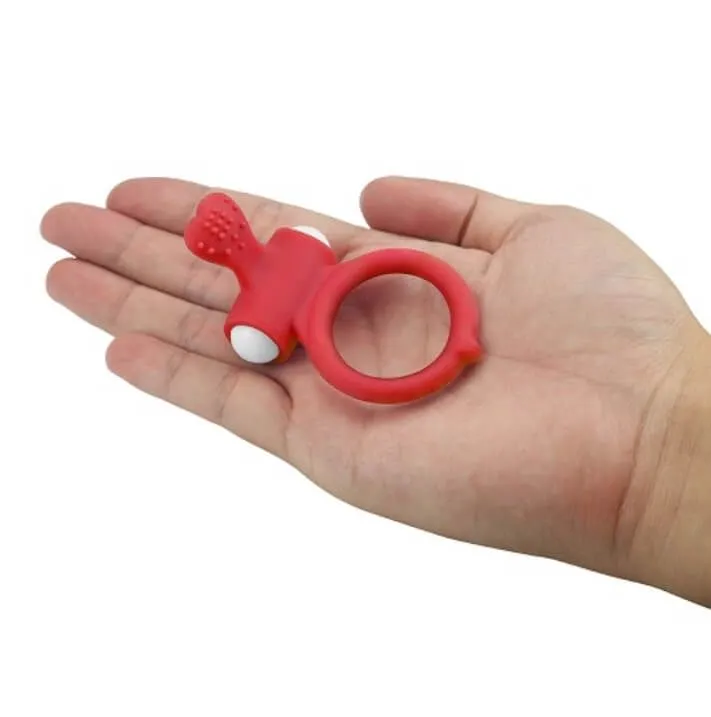 эрекционное виброкольцо lovetoy power heart, красное в СПб