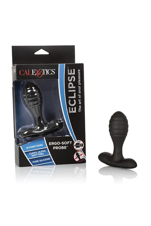 Перезарежаемая силиконовая ультрамягкая анальная пробка Ultra-Soft Probe