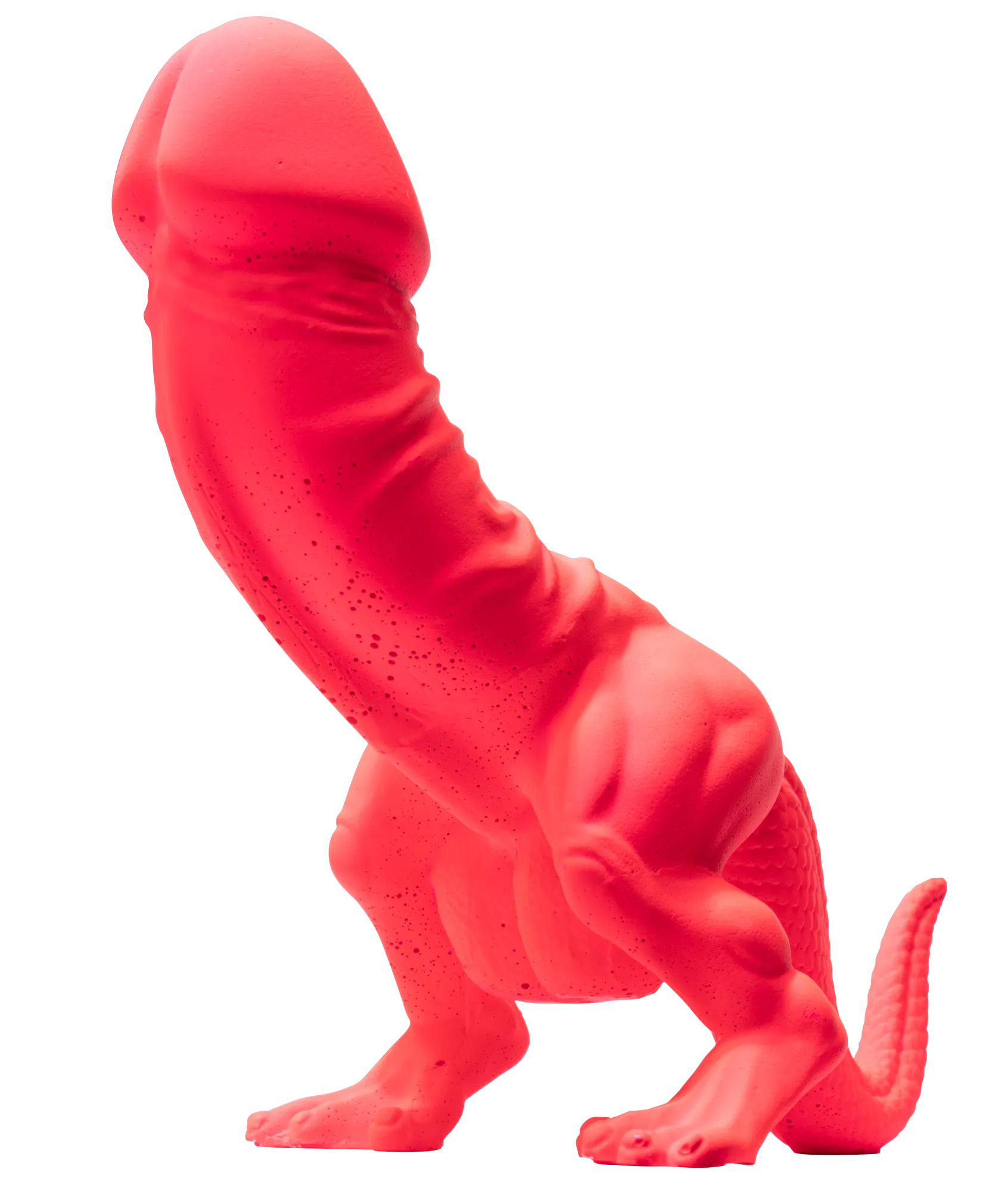 статуэтка "членозавр" гипс, ярко-розовый в СПб