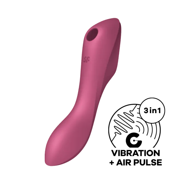 вакуумный массажер satisfyer curvy trinity 3 red 036526sa в СПб