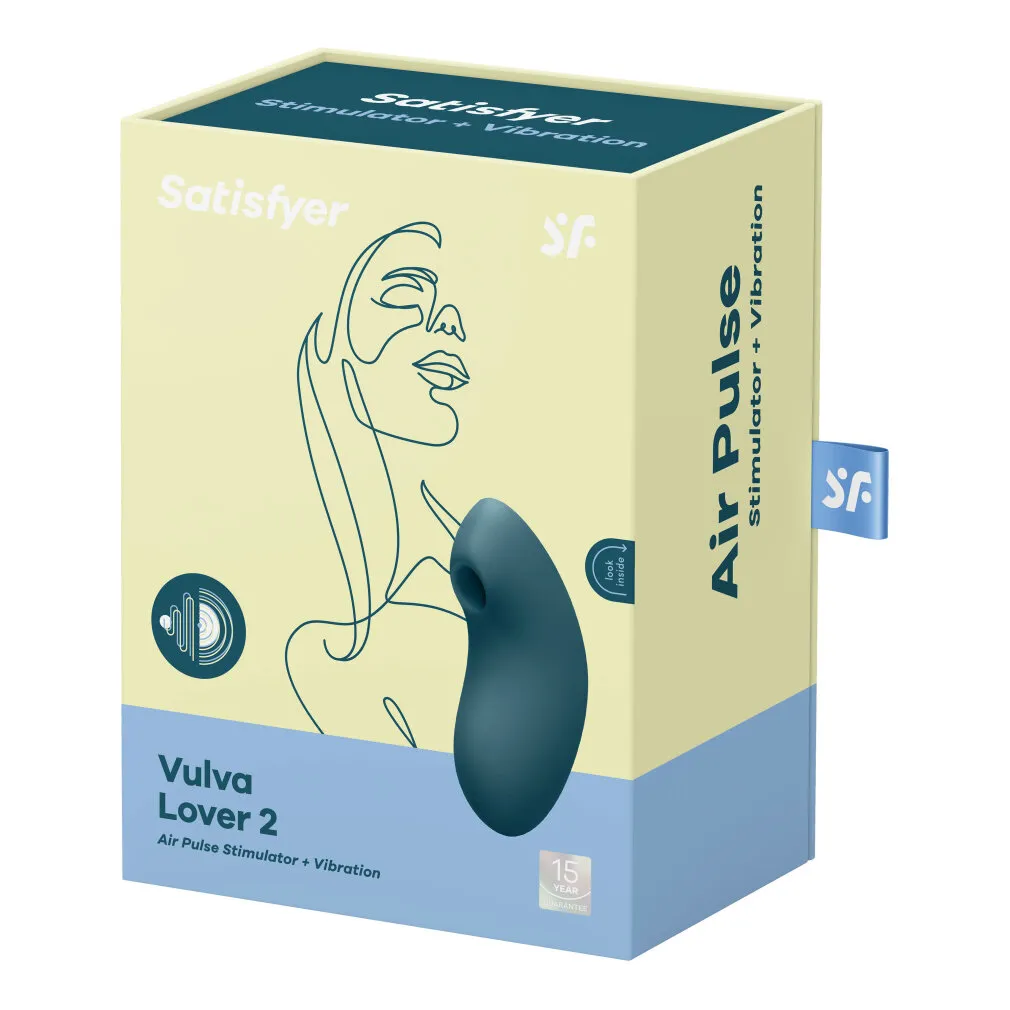 вакуумный массажер satisfyer vulva lover 2 blue 018621sa в СПб