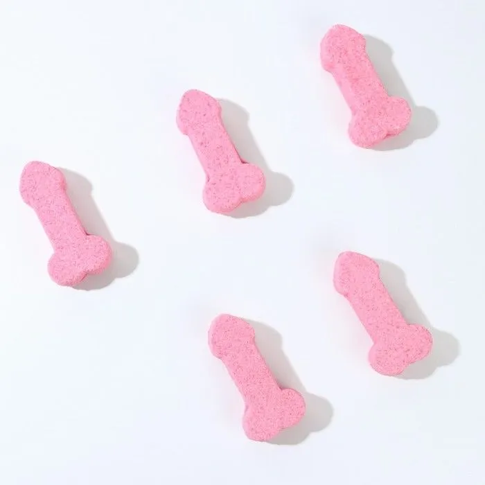 набор бомбочек для ванны в форме мужского достоинства «сильной и независимой», 5 шт по 30 г в СПб