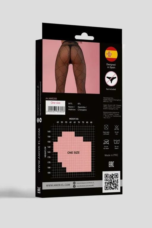 Эротическое колготы с рисунком amor el (s/l) в СПб