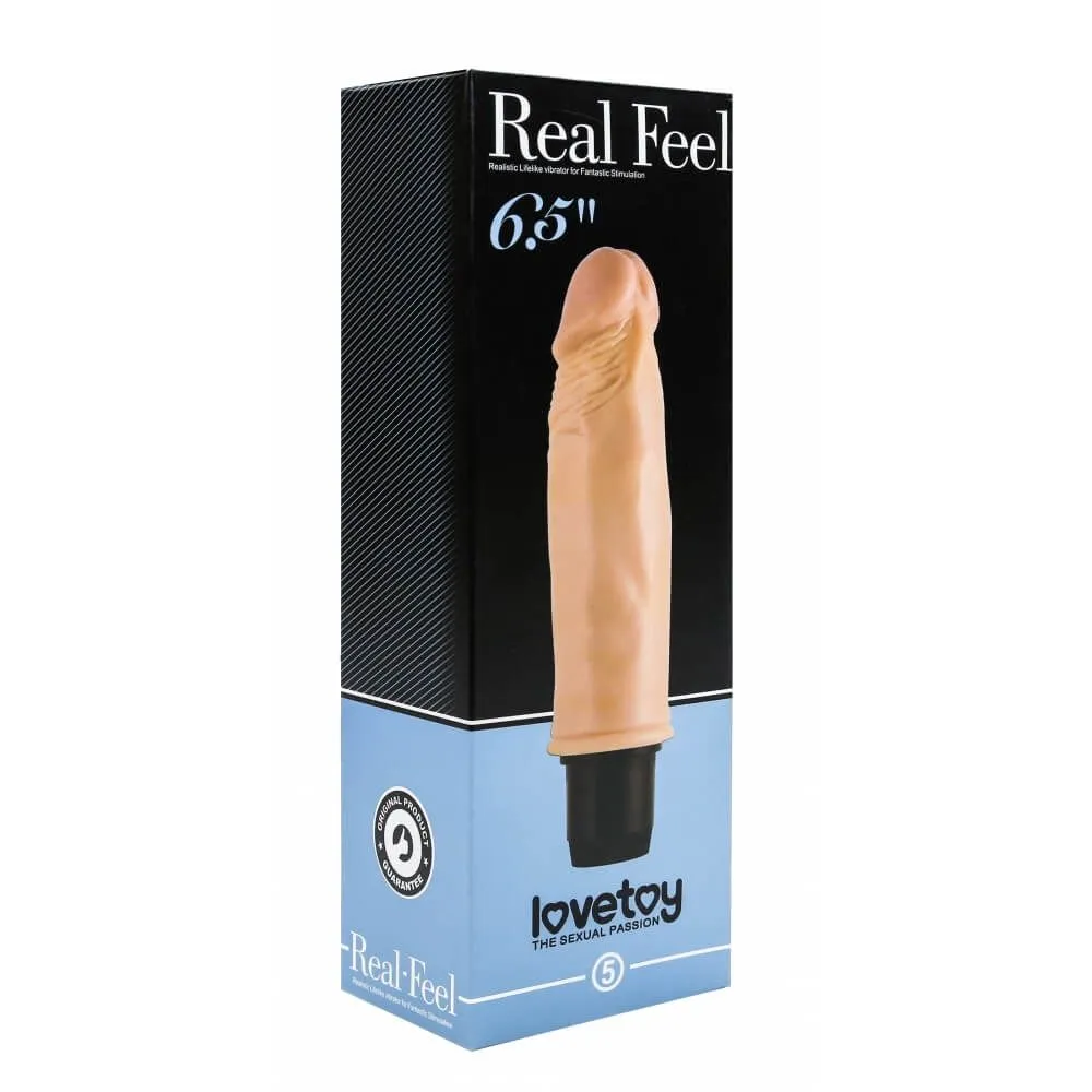 вибратор lovetoy real feel 6.5, телесный в СПб
