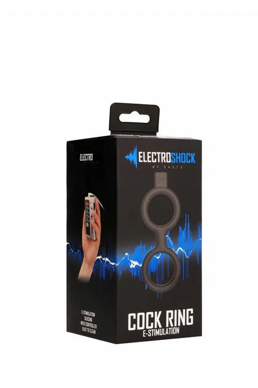 двойное кольцо с электростимуляцией e-stimulation cock ring with ballstrap в СПб