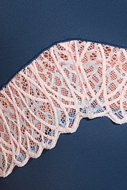 Эротическое корсет lapin rose selina синий в СПб