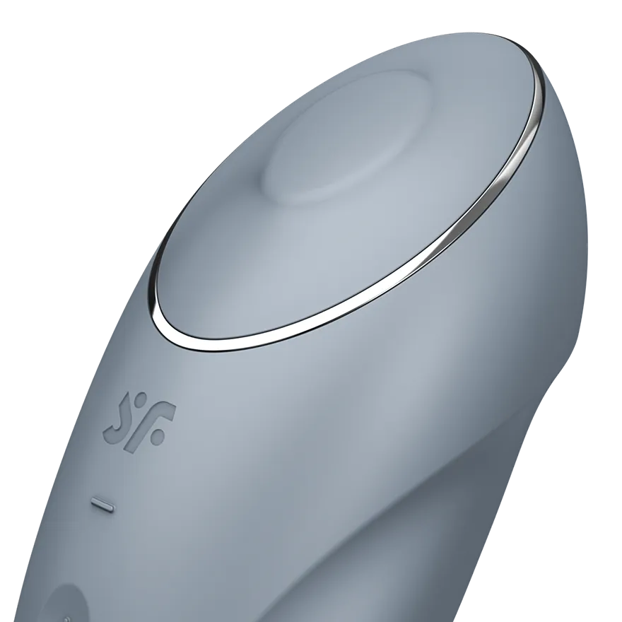 пульсирующий массажер satisfyer tap&climax 1 gray-blue 046020sa в СПб