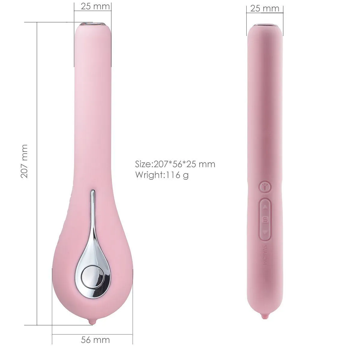 вибратор svakom siime eye с камерой, розовый в СПб