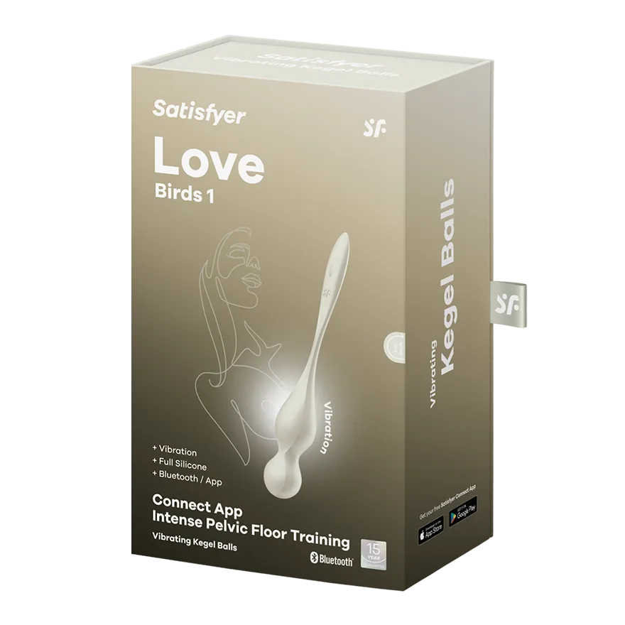 вагинальные шарики с вибрацией satisfyer love birds 1 white 002910sa в СПб
