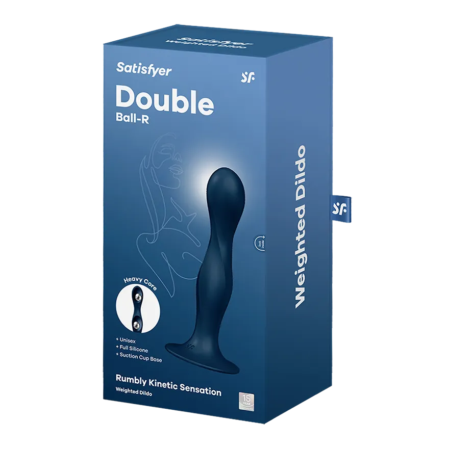анальная пробка satisfyer double ball-r dark blue 048673sa в СПб