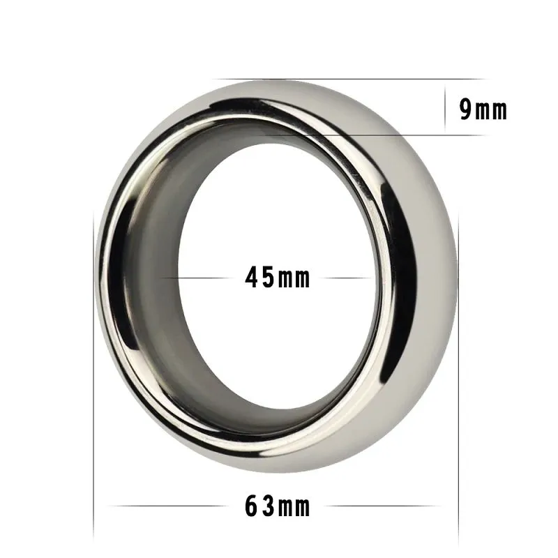 кольцо lovetoy metal silver cockring 4,5 см, металлическое в СПб
