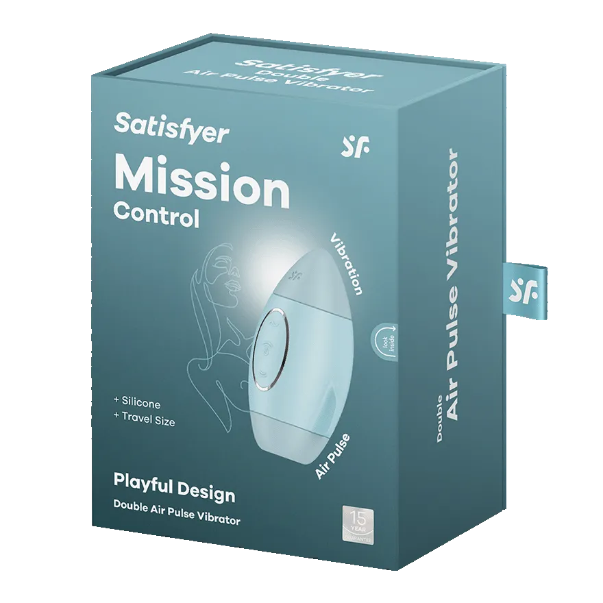 вакуумный массажер satisfyer mission control light blue 060071sa в СПб
