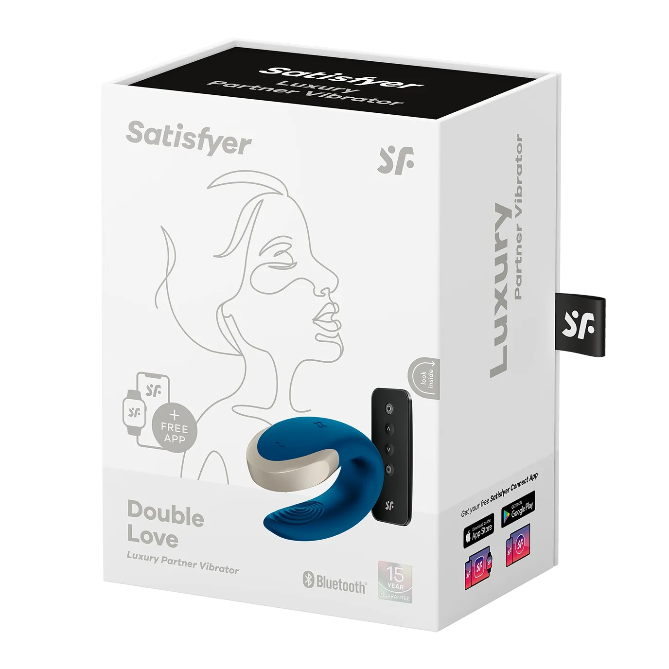 виброcтимулятор satisfyer double love connect app blue 002446sa в СПб