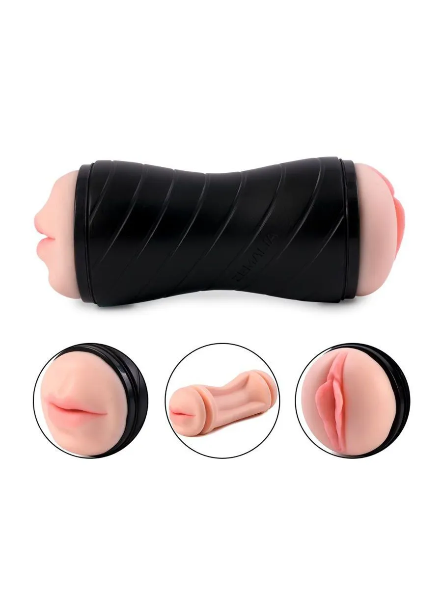 двухсторонний мастурбатор svakom zemalia gina (вагина и ротик в тубе) в СПб