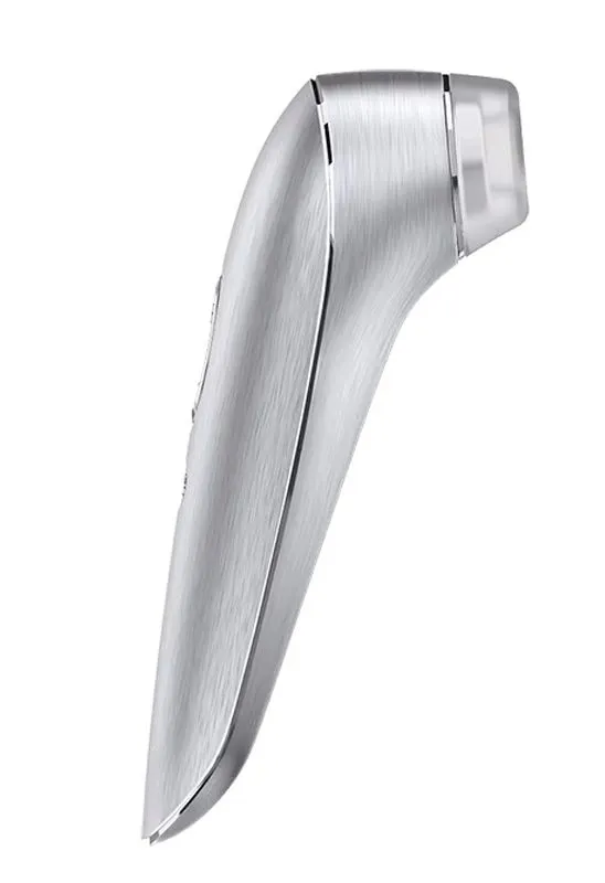 вибро-вакуумно-волновой стимулятор satisfyer high fashion, серебристый в СПб