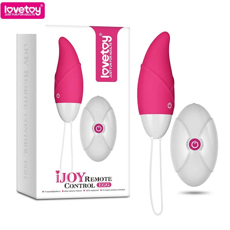 виброяйцо lovetoy ijoy remote control egg, розовое в СПб