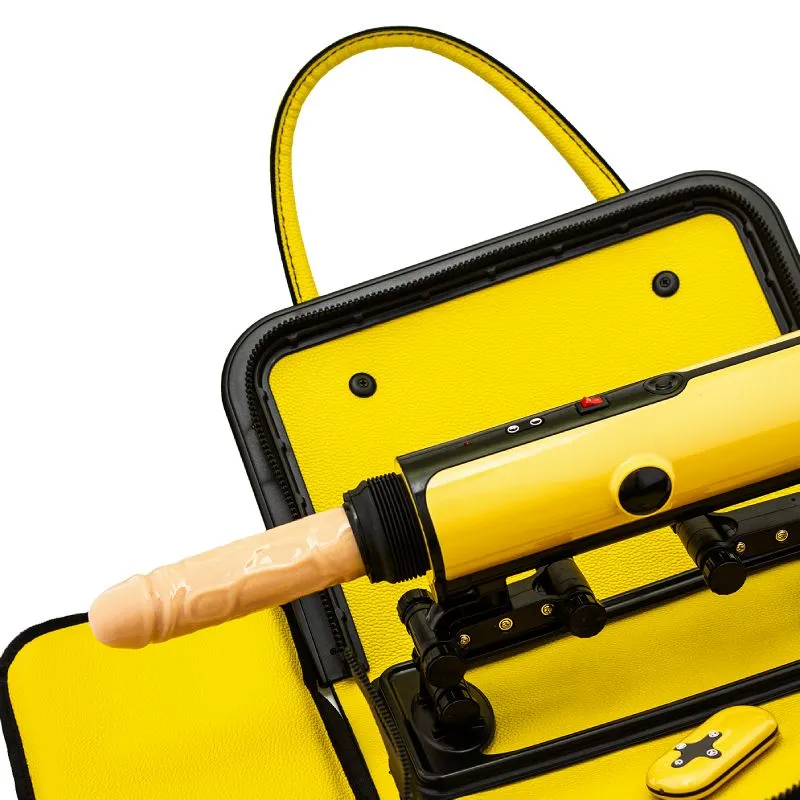 секс-машина в сумке pinkrabbit 310-x5, желтая в СПб