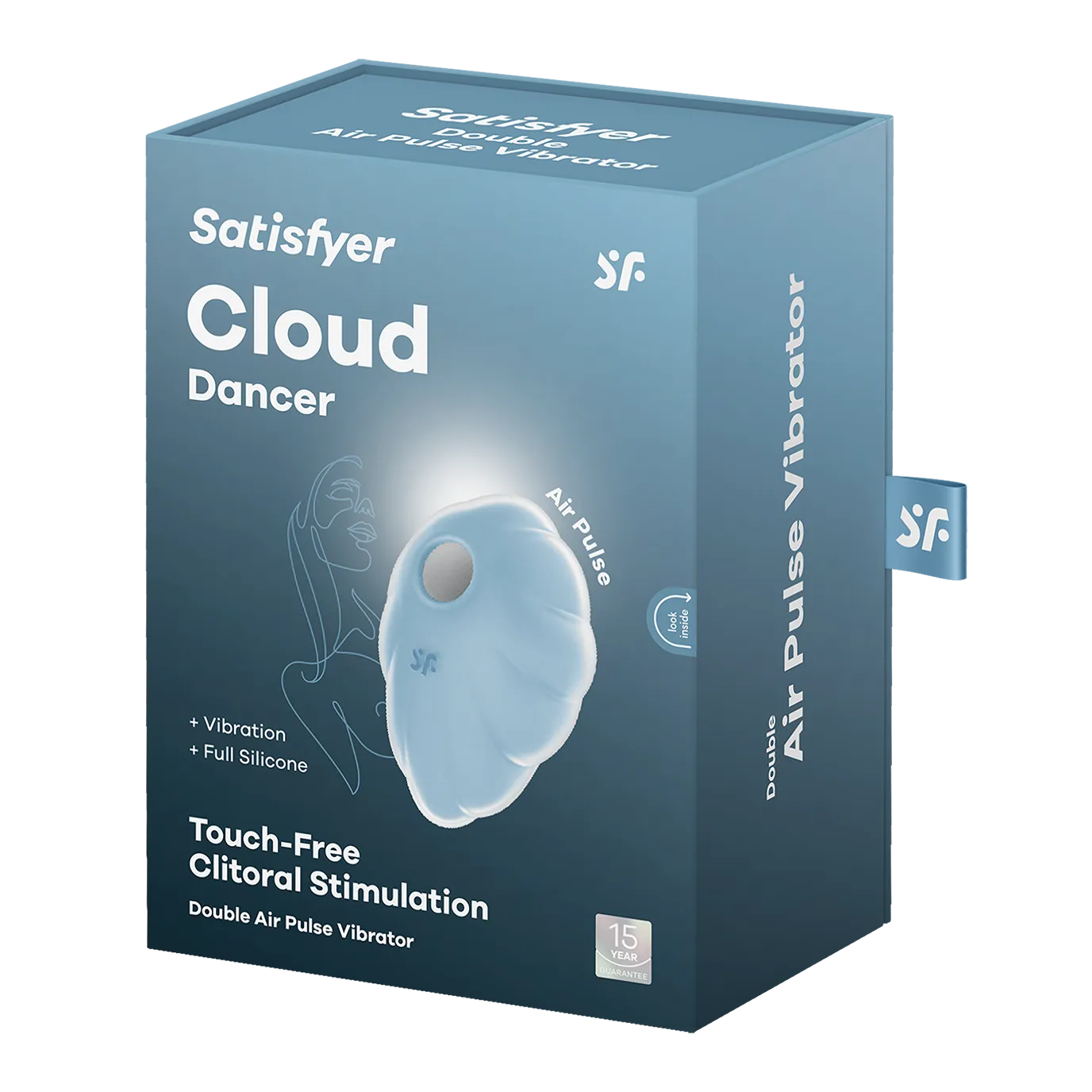 Вакуумный массажер Satisfyer Cloud Dancer light blue 049700SA