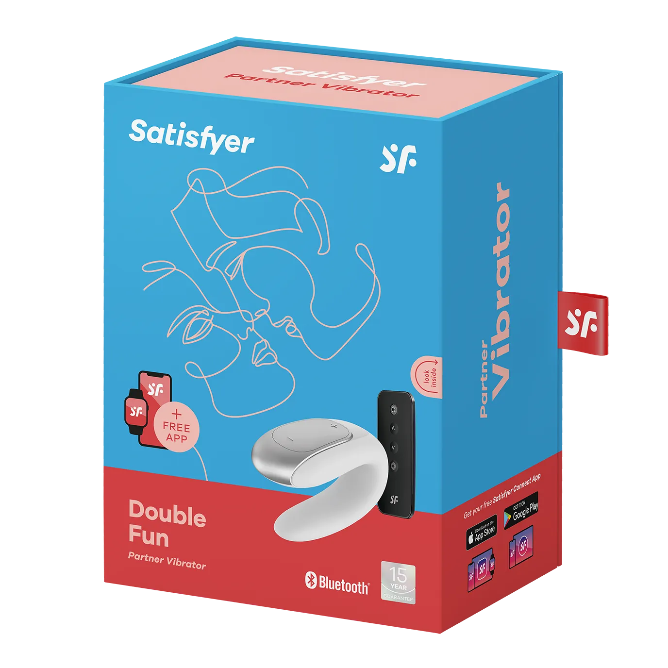 виброcтимулятор satisfyer double fun connect app white 002453sa в СПб