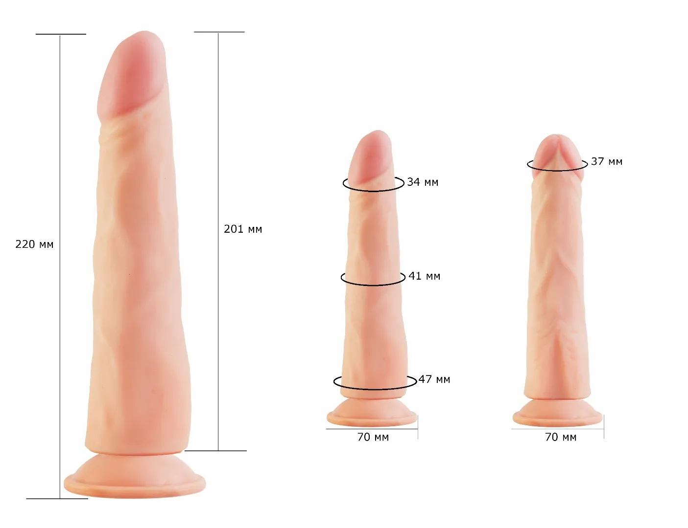 фаллоимитатор на присоске 810100ru в СПб