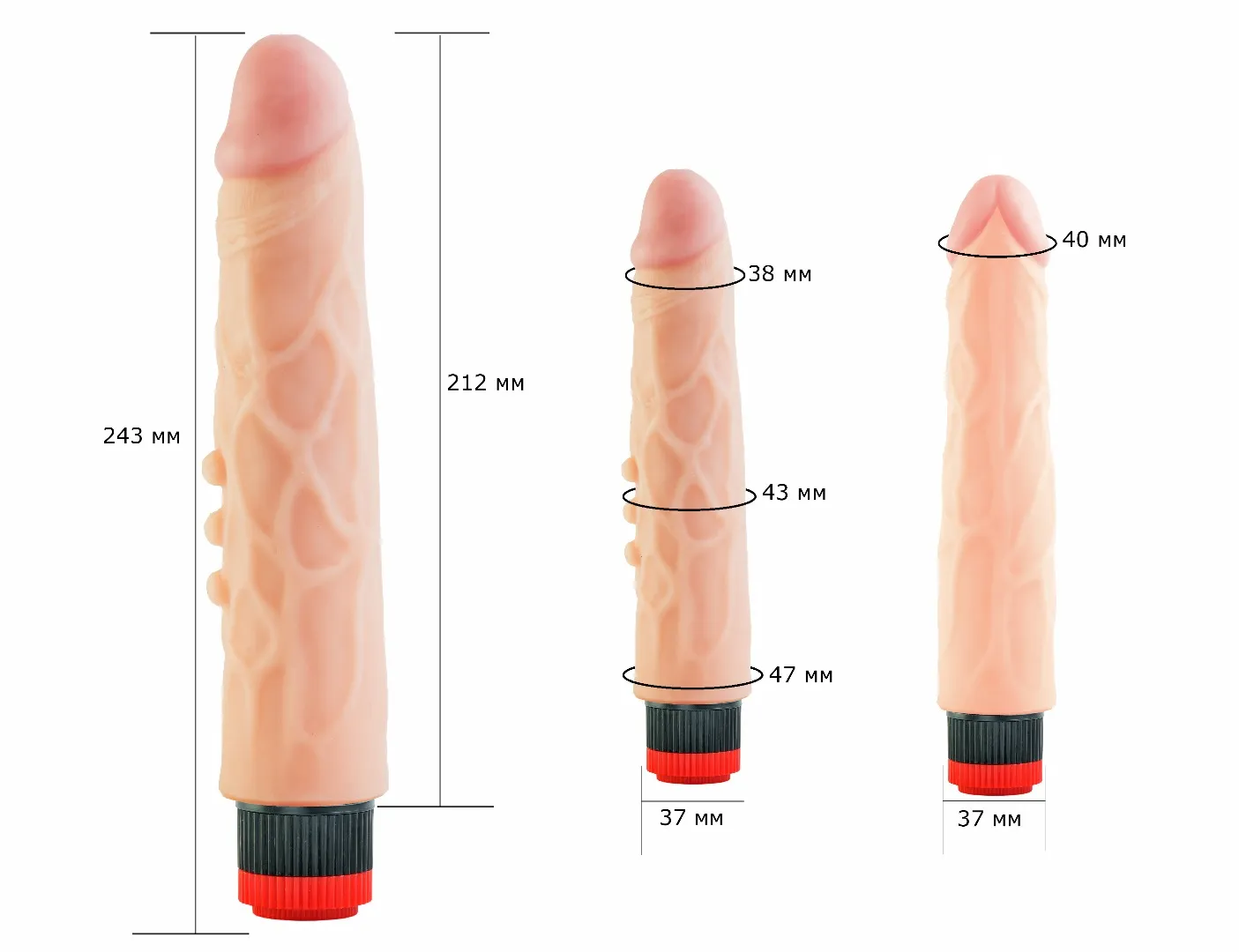 вибромассажёр human copy 8"2  600903ru в СПб