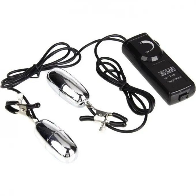 виброзажимы на соски с пультом управления flirt в СПб