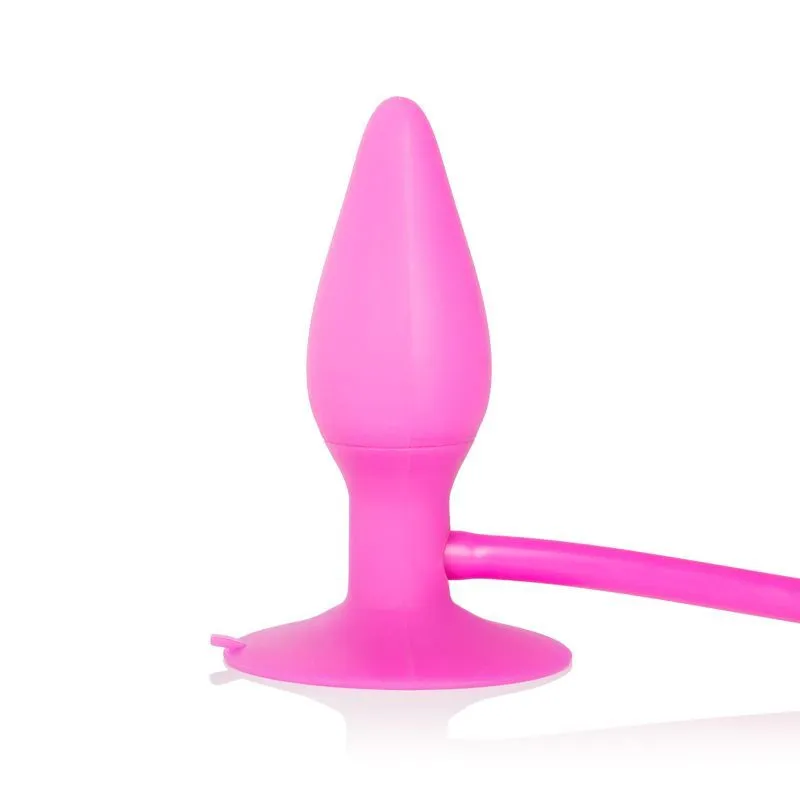 анальная пробка california exotic novelties booty pumper small, розовая в СПб