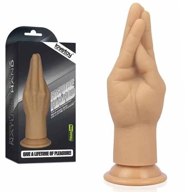рука для фистинга lovetoy lovetoy silicone nature hand, телесная в СПб