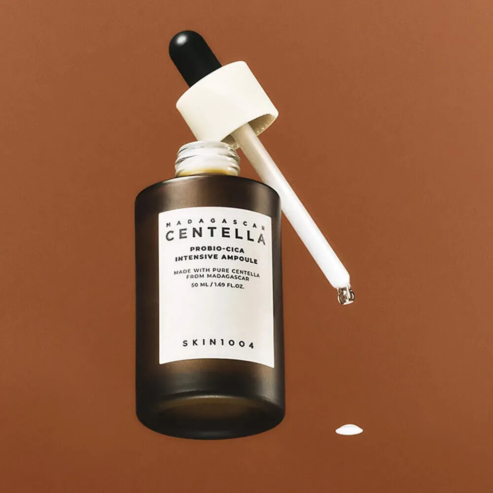 skin1004 madagascar centella probio-cica intensive ampoule, сыворотка с пробиотиками 50 мл в СПб