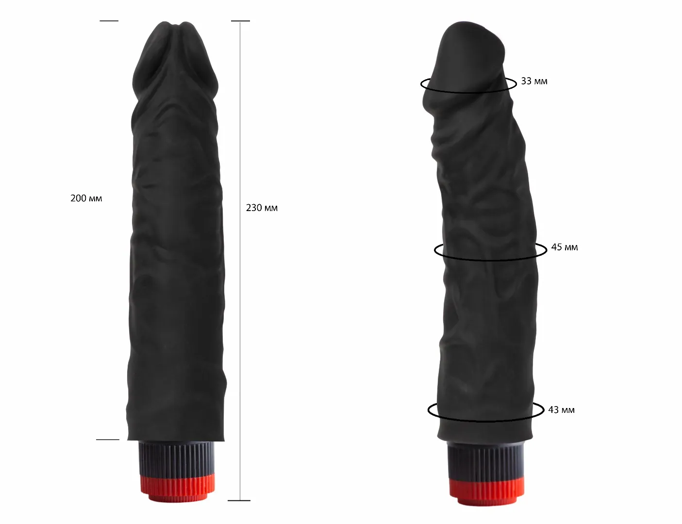 вибромассажер черный в ламинате 410500ru в СПб