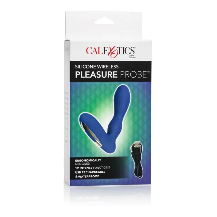 стимулятор простаты california exotic novelties wireless pleasure probe, синий в СПб