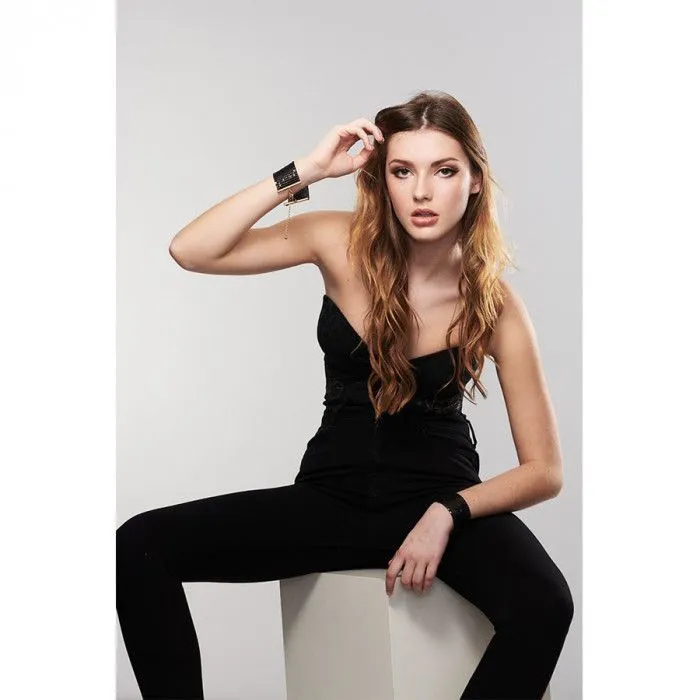 браслеты-наручники декоративные bijoux indiscrets desir metallique, черные в СПб