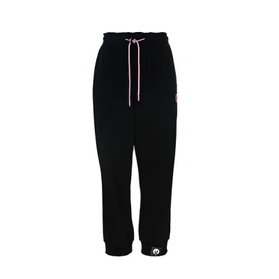 Джоггеры Pink Rabbit идеальный оверсайз, черный, M/L