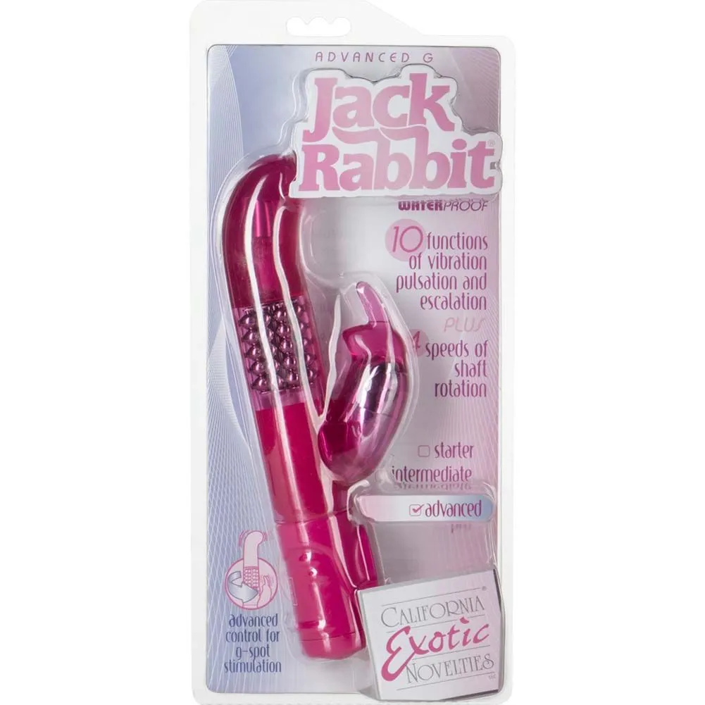 вибратор california exotic novelties advanced g jack rabbit, розовый в СПб