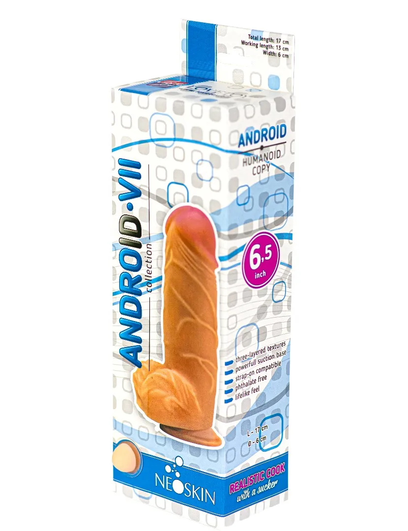 фаллоимитатор на присоске android collection-vii 6.5" 554403ru в СПб