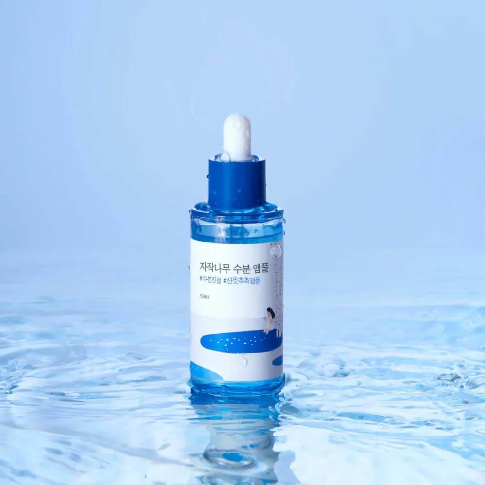 round lab birch juice moisturizing ampoule, липосомальная ампула для интенсивного увлажнения 50 мл в СПб