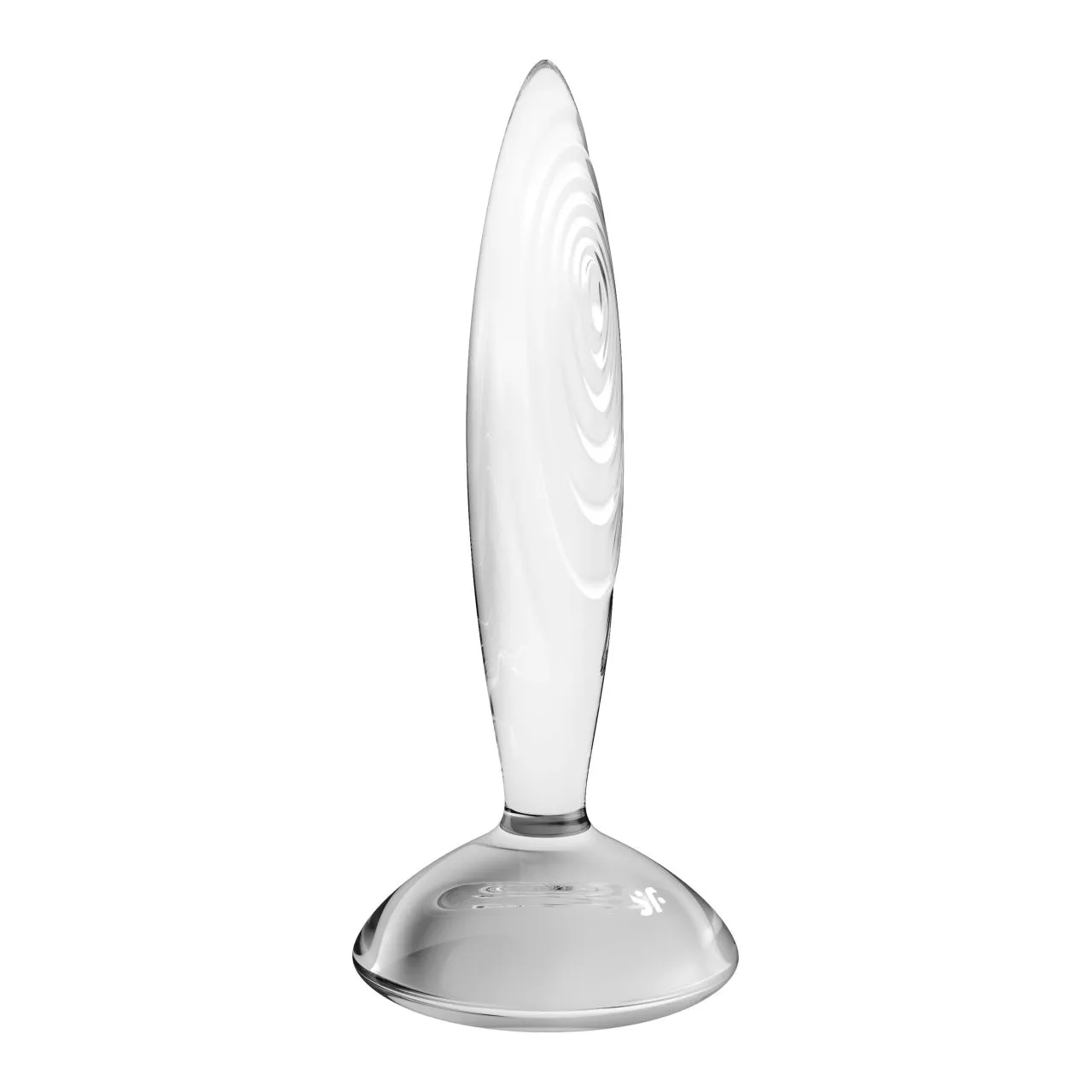 стеклянный фаллоимитатор satisfyer sparkling crystal (прозрачный) в СПб
