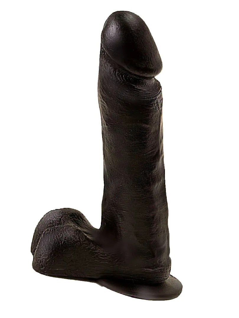 фаллоимитатор на присоске черный 401500ru в СПб