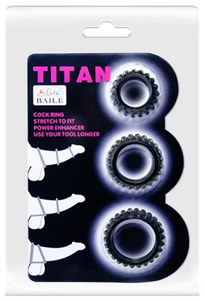 bi210143 / набор из 3х ребристых эреционных колец titan в СПб