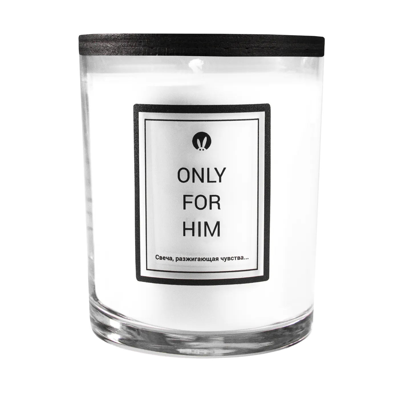 свеча pinkrabbit в стакане only for him в СПб
