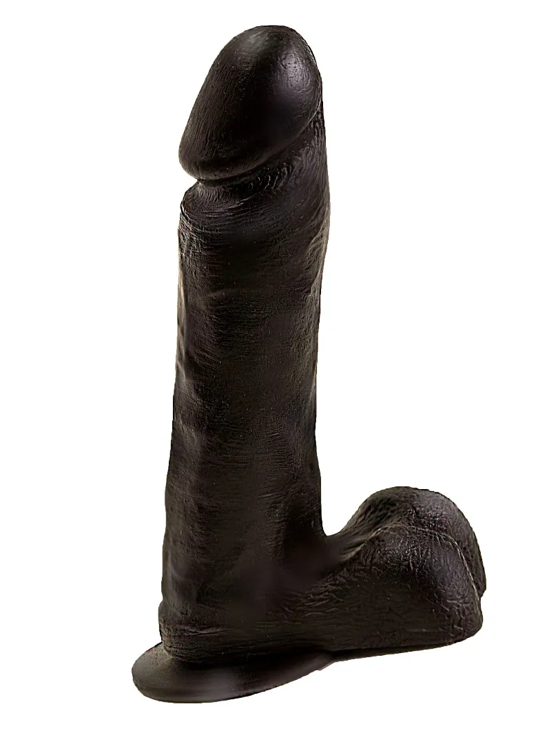 фаллоимитатор на присоске черный 401500ru в СПб