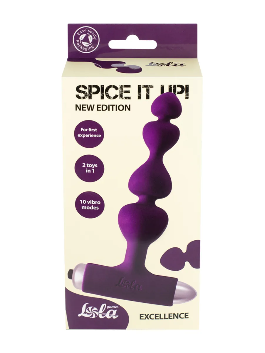 анальная пробка с вибрацией spice it up new edition excellence ultraviolet 8016-04lola в СПб