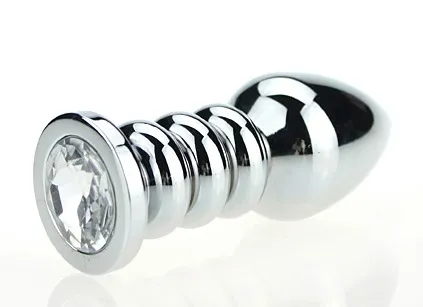 пробка металл фигурная серебро с прозрачным стразом 10,3х3,8см 47423-4mm в СПб