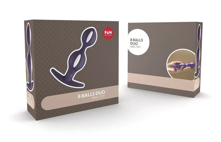 анальные шарики fun factory b balls, фиолетовые в СПб